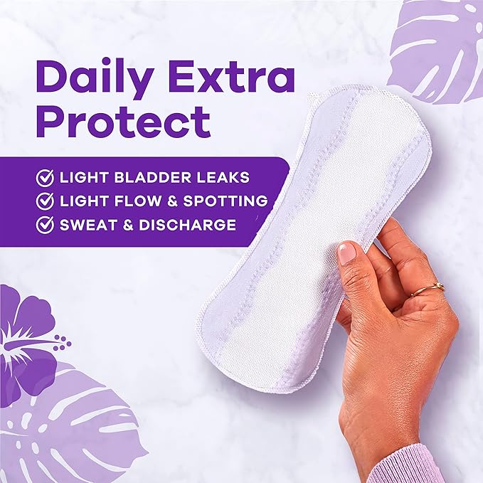 Always Panty Liners for Women Anti-Bunch Xtra Protection Daily Liners, Long, Unscented 108 Count (Pack of 4)