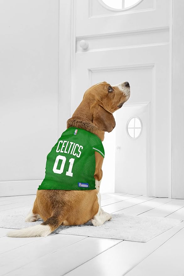 Pets First NBA Boston Celtics Dog Jersey, X-Large - Tank Top Basketball Pet Jersey (Pack of 2)