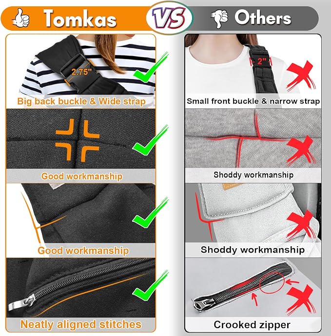 Tomkas Small Dog Cat Sling Carrier Puppy Purse Travel Wrap Soft Crossbody Pet Bag (Black, M - Zip Pocket & Adjust Strap)