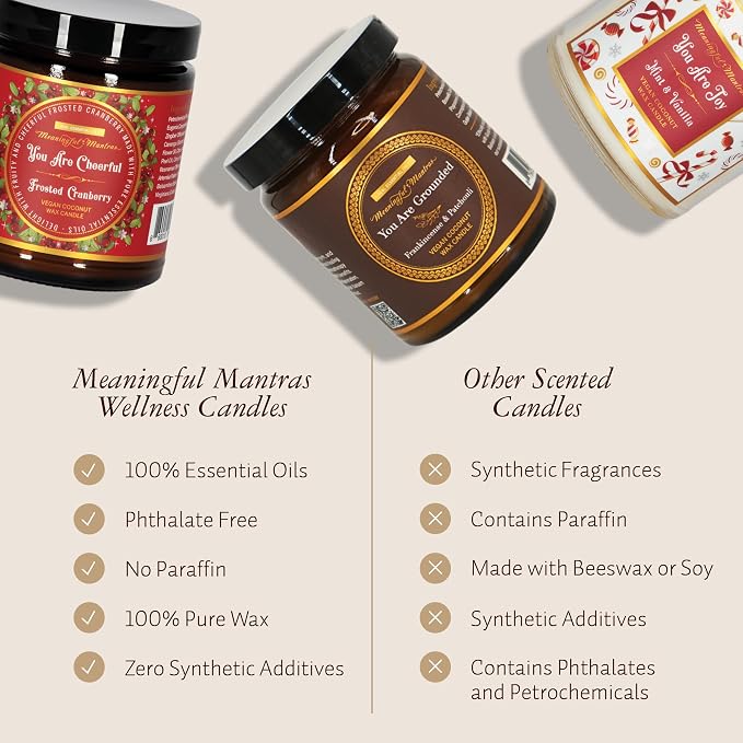 Harvest Apple Pure Essential Oils Non-Toxic Fall Aromatherapy Candle 8oz Coconut Wax Candle