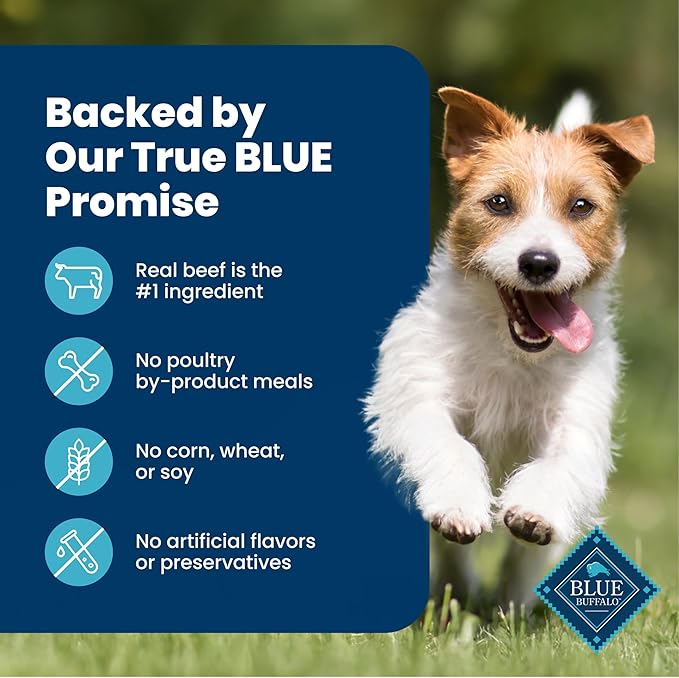 Blue Buffalo Delights Variety Pack Small Breed Wet Dog Food, 3.5 oz, 12 ct | Filet Mignon & New York Strip (6 of Each), Adult Formula, in Hearty Gravy, No Corn, Wheat, or Soy