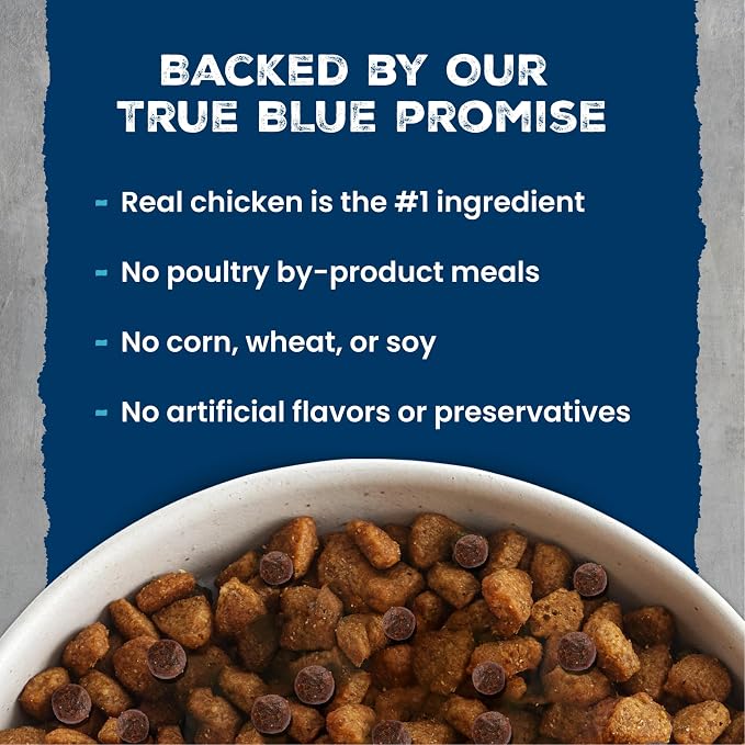 Blue Buffalo Wilderness Chicken & Wholesome Grains Adult Dry Dog Food 4.5lb | 39g Protein, Real Chicken #1 Ingredient, Antioxidant-Rich Fruits & Veggies, High Protein to Fuel Adventures