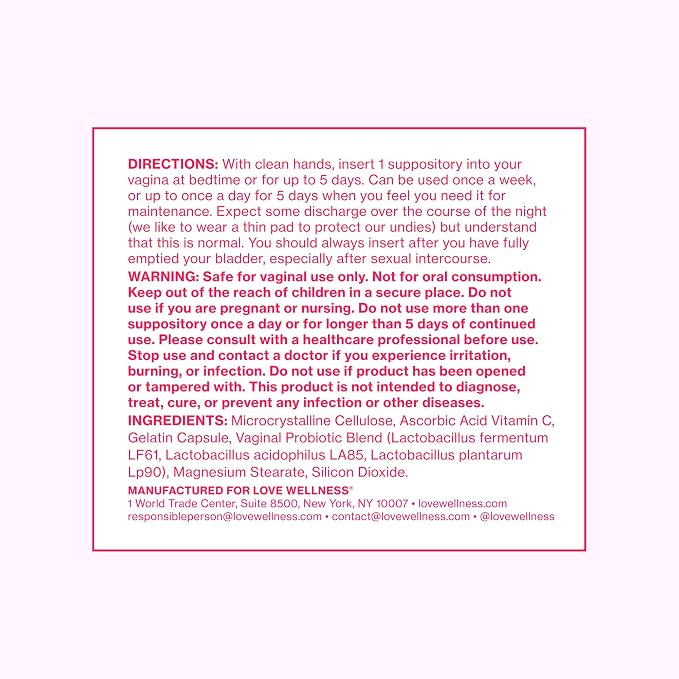 Love Wellness The Killer & Flora Power | Vaginal Suppository Duo with Boric Acid, Probiotics & Vitamin C | Supports pH Balance, Odor Control & Feminine Health | Fragrance-Free, Non-GMO & Paraben Free