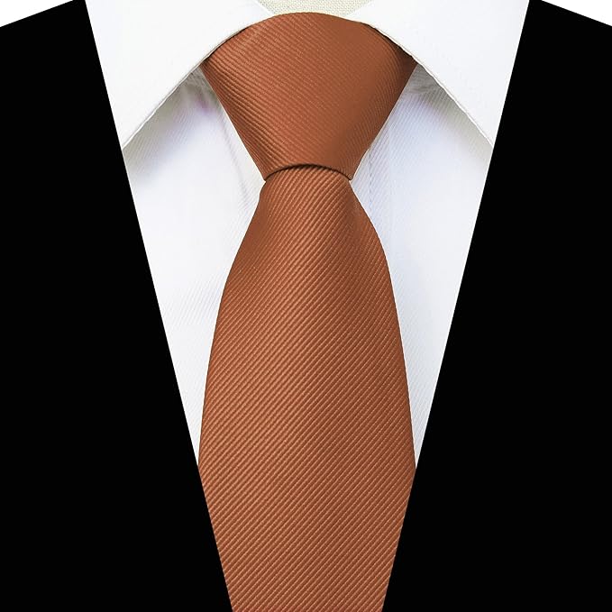 JEMYGINS 3.15“Solid Color Pre-tied Adjustable Necktie for Business and Wedding