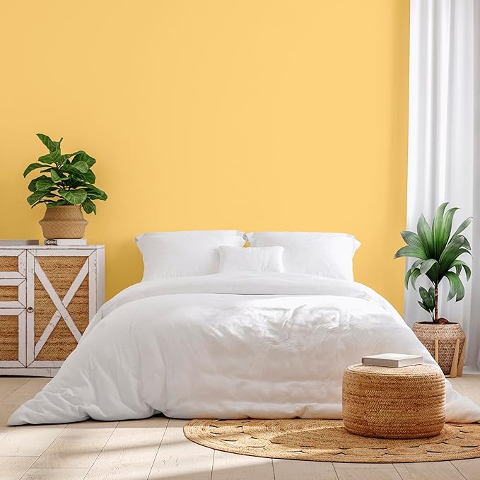 Rust-Oleum Color Spark Interior Paint and Primer in One, Eggshell, Lemon Curd, 1 Gallon
