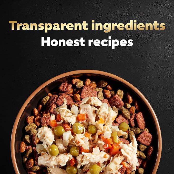 Cesar Simply Crafted Wet Dog Food Toppers Variety, 1.3 oz, 8 Count, 2-Pack | Real beef or chicken #1 ingredient, 5 ingredients or less, slow-cooked, mix with dry food or serve alone, single-serve tubs