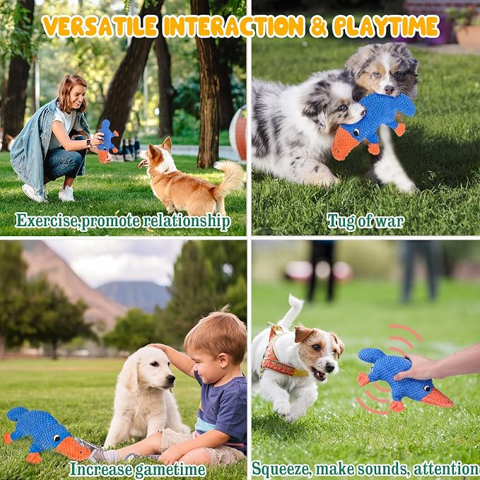 Vitscan Squeaky Dog Toys for Aggressive Chewers Small Medium Large Breed