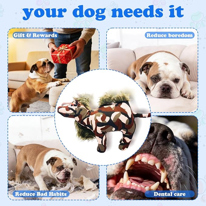 WOWBALA Squeaky Dog Toy, Puppy Teething Toys for Small Medium Dogs