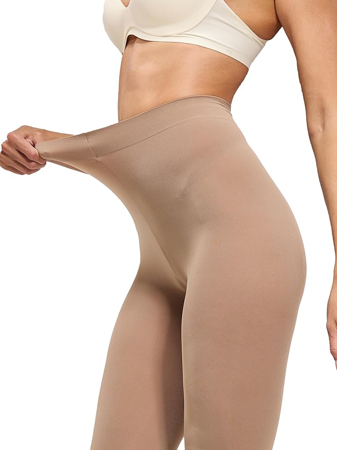 CozyWow Women's 80D Soft Opaque Tights, High Waist Solid Color Womens Tights with 30+ Colors