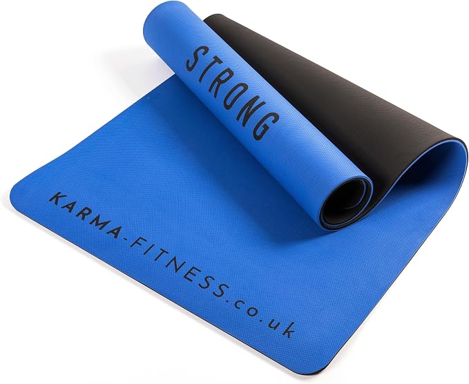 Large Exercise Mat – Extra Thick 10mm Workout Mat (72"x32") – Non-Slip TPE Yoga Mat for Women & Men – Pilates, HIIT, Fitness & Home Gym Mat – Includes Free Carry Bag