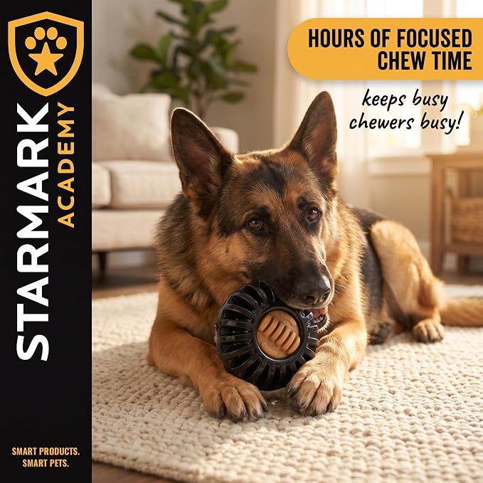 Starmark Everlasting Treat Wheeler Dog Chew Toy Small For Dogs under 15 pounds