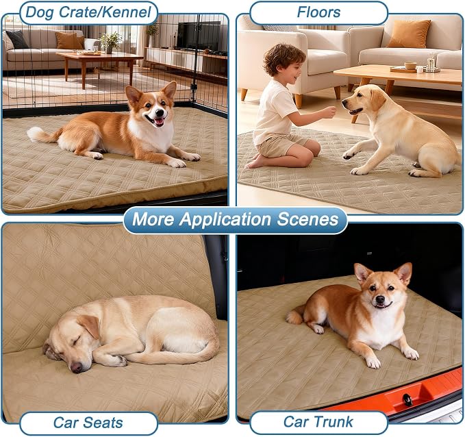 Waterproof Reversible Dog Blanket, Soft Couch Cover for Dogs Washable | Dual-Sided Waterproof Pet Bed Blanket, Resist Stains Spills & Pet Hair, Practical Furniture Protector For Pets, Size 30"x70"