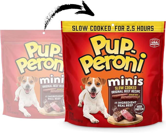 Pup-Peroni Minis Original Beef Recipe Dog Treats, 22.5 Oz. Bag