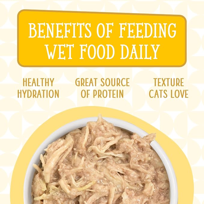 Weruva Cats in the Kitchen, Chicken Frick 'A Zee with Chicken Au Jus Cat Food, 3.2oz Can (Pack of 24)