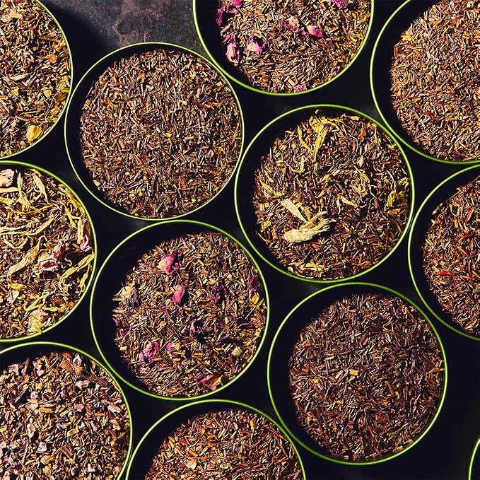 Palais des Thés Caffeine-Free Tea - L'Herboriste N∞95 Organic Energy Herbal Blend with Lemongrass, Ginger & Carrot - Premium Tea Bags, Serves 20 Cups