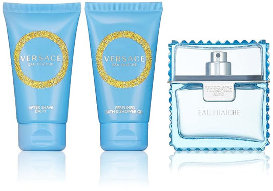 Versace Man Eau Fraiche Gift Set by Versace for Men