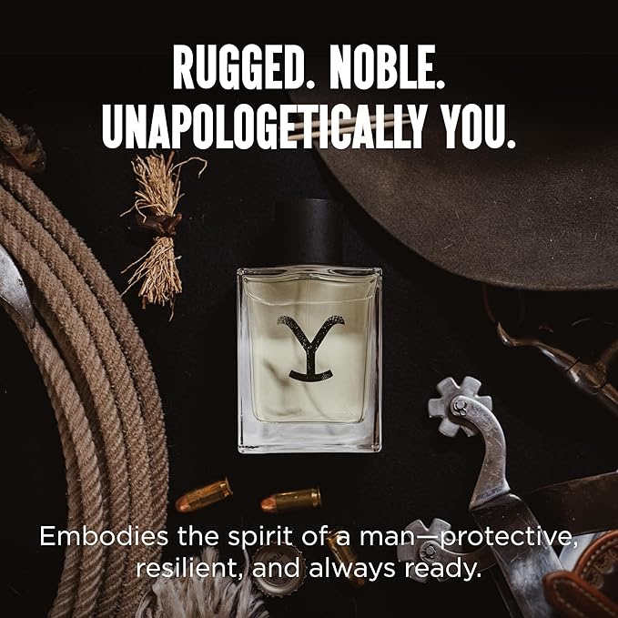 Yellowstone Original Men's Handcrafted Cologne Spray by Tru Western - Officially Licensed Fragrance of Paramount Network's Yellowstone - 100 ml | 3.4 fl oz