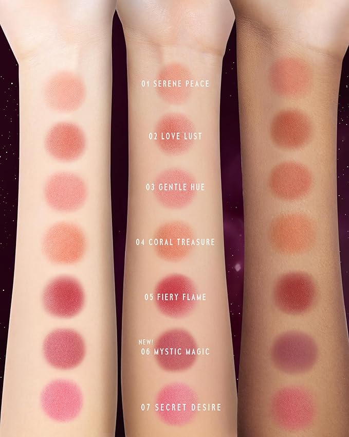Liquid Blush Makeup for Cheeks, Natural Matte Finish, Blush Tint Stick, Multi-Use, Long-Lasting Lip & Cheek Makeup, Lightweight (05 FIERY FLAME)