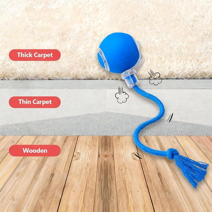 Speed 2.0 Tail Interactive Cat Toys, Rechargeable Ball for Indoor Cats