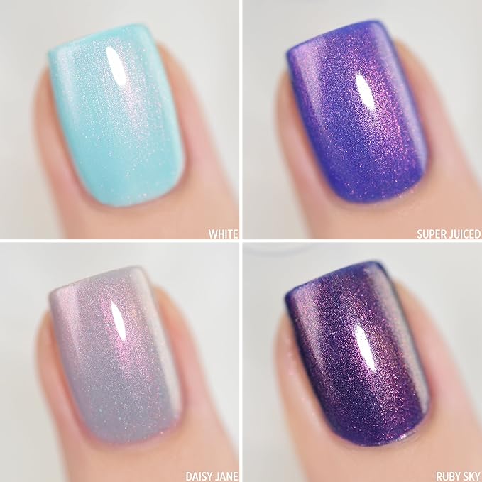 ILNP Valentina - Milky Teal Sheer Shimmer Nail Polish