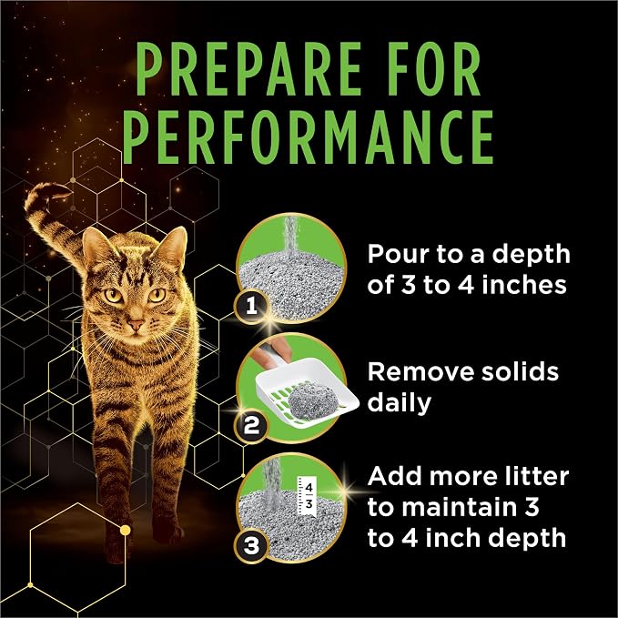 Purina Tidy Cats Performance Plus Cat Litter, Active Clean, 22 lb Box