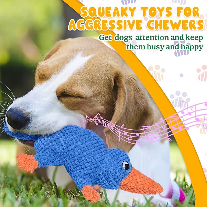 Vitscan Squeaky Dog Toys for Aggressive Chewers Small Medium Large Breed