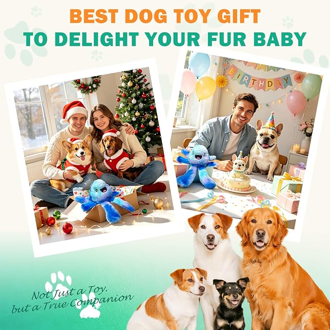 Fuufome Interactive Automatic Jumping Dog Toy for Small, Medium & Breeds to Keep Them Busy