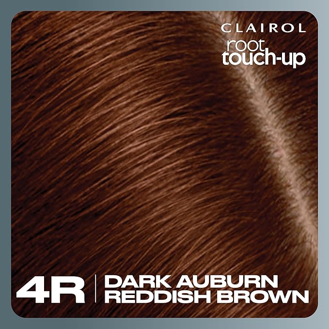Clairol Root Touch-Up by Nice'n Easy Permanent Hair Dye, 4R Dark Auburn/Reddish Brown Hair Color, Pack of 1