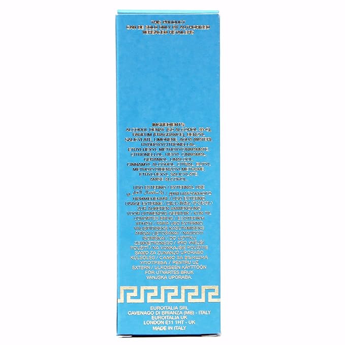 Versace Dylan Turquoise Pour Femme 0.3 oz Eau de Toilette Travel Spray
