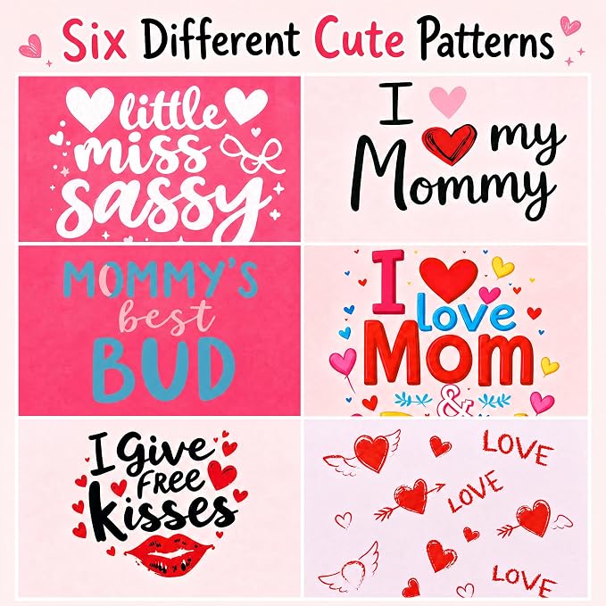 6 Pack Dog Shirt Summer Printed Puppy Clothes Girl Cute Dog Clothes for Small Dogs Cats for Medium Dog (Pink, Large)