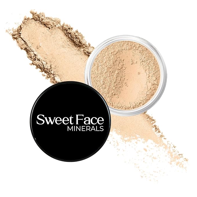 WARM FOUNDATION- Most Neutral Shade (5g Sample Size Jar) – Loose Mineral Foundation Powder – Matte Finish, Golden Undertone, Buildable Natural Coverage – SPF 30