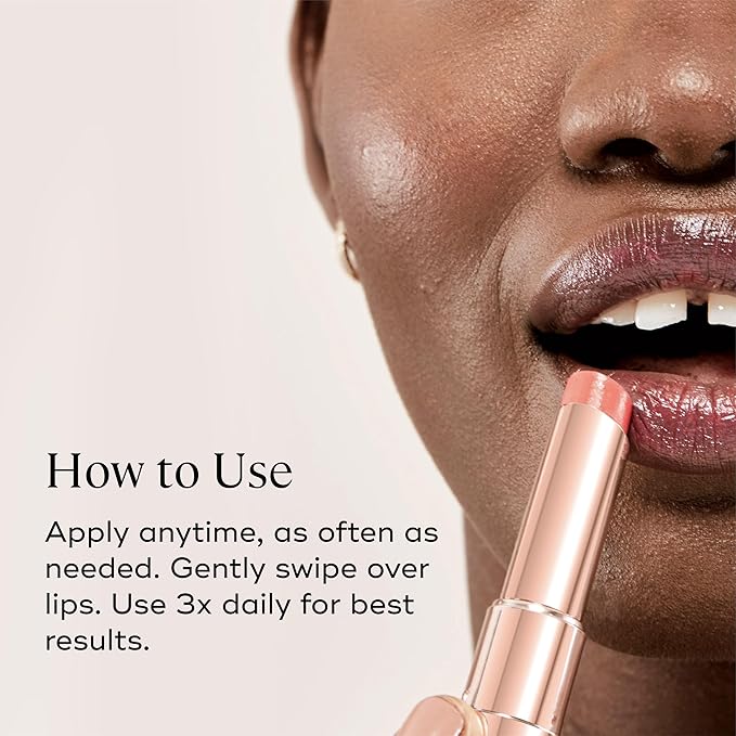 EVER Peptide Lip Therapy — Rose (Soft Pink Tinted Balm with Peptides & Moisturizing Botanical Oils)