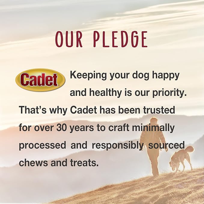 Cadet Gourmet Chicken & Apple Wrapped Biscuits Dog Treats, 28 oz | Made with real chicken & apple, dog treats wraps, crunchy healthy dog treats, great for training, for small & large breeds