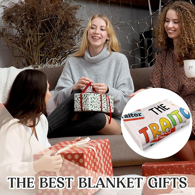 Farewell Gifts for Coworkers, Coworker Leaving Gifts for Women, Men | Traitor Blanket 80" X 60", Goodbye&Going Away Gifts for Coworkers, Work Besties Gift, Leaving Gift for Teacher Nurse Boss
