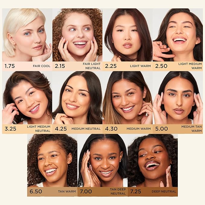 HALEYS Re-form Luminous Skin Foundation, VEGAN + CRUELTY-FREE, Blurs, Conceals, Blendable, Buildable Med-to-Full Coverage, Weightless, Oil-free, All-Day Wear, Hyaluronic Acid, All skin types (2.5)