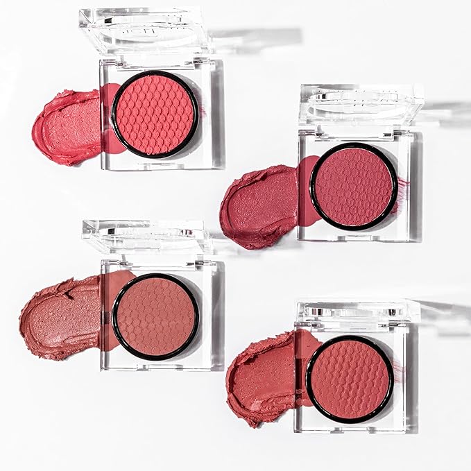 Epiclight Never Settle Radiant Cheek + Lip Blush - Cream Blush Multiuse 3 in 1 for Cheeks + Lips and Lids - Non-Toxic & Cruelty Free- Makeup + Skincare - Paraben & Sulfate-free (Fig Pink)