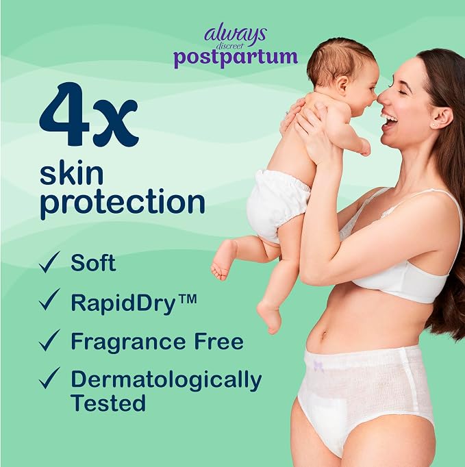 Always Discreet Post-partum UW XL, 14ct. (Pack of 3)
