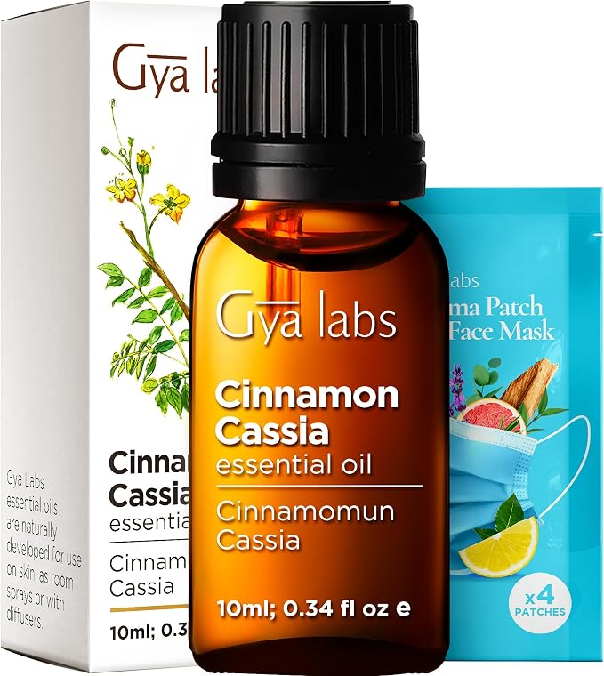 Coffee & Cinnamon Essential Oil Set - Aromatherapy Grade Essential Oils Set - 2x10ml - Gya Labs