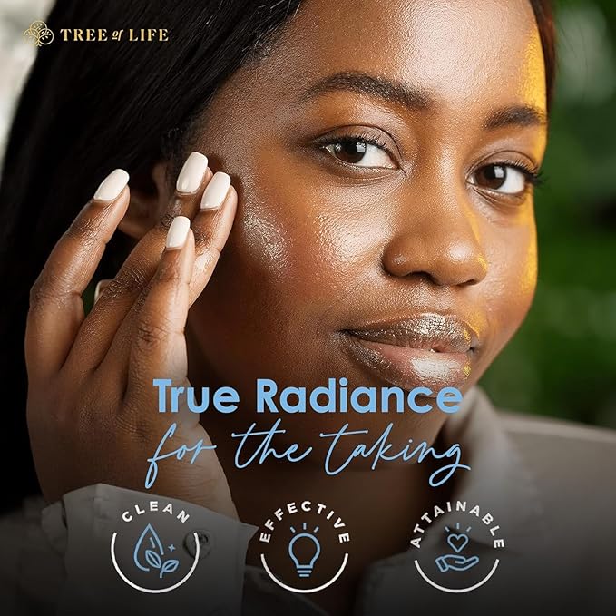 Tree of Life Beauty Hyaluronic Acid Serum, Skin Brightening Face Oil for Dark and Age Spots, Facial Serums for Dry and Sensitive Skin Care with Vitamin E for Soft Smooth Skin, 1 Fl Oz
