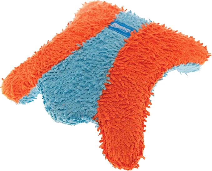 Chuckit! Indoor Fetch Squirrel Toy for Dogs, Orange and Blue