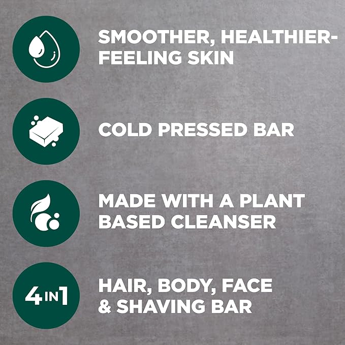 DOVE MEN + CARE Plant-Based with Eucalyptus and Moisture for men`s skin, 5 Ounce (pack of 4)
