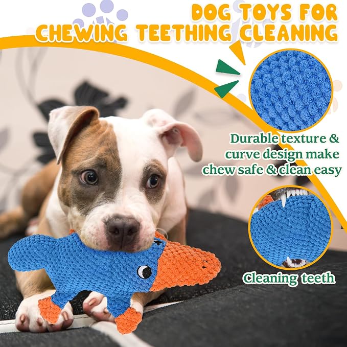 Vitscan Squeaky Dog Toys for Aggressive Chewers Small Medium Large Breed
