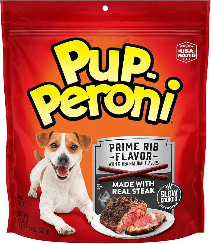 Pup-Peroni Prime Rib Flavor Dog Treats, 22.5 Oz. Bag