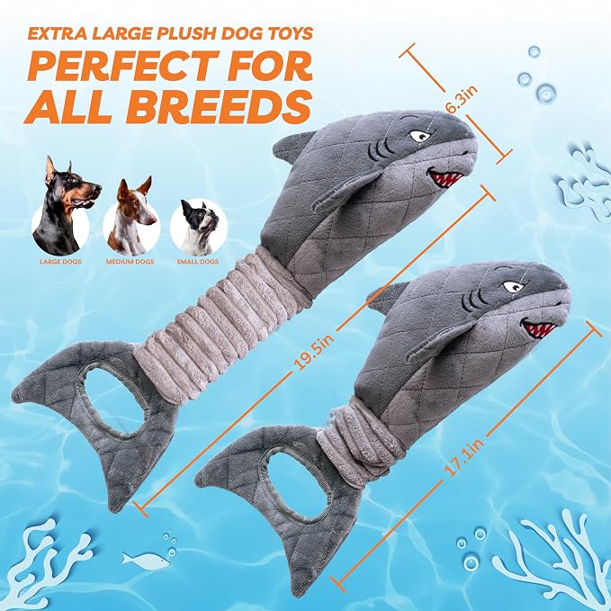 Vitscan Dog Toys for Small Dogs, Squeaky Dog Toys for Aggressive Chewers