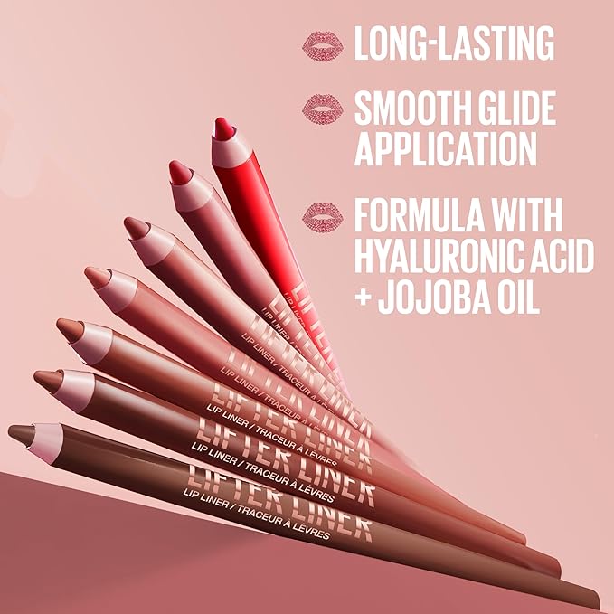 MAYBELLINE Lifter Liner Lip Liner Makeup, Lip Pencil with Hyaluronic Acid For A Fuller, Lifted Make Up Look, Crop Top, 1 Count