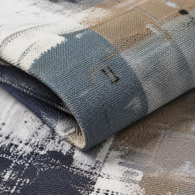 Brown Grey Abstract Throw Pillow Covers 18x18 Set of 4 | Brown, Grey & Taupe Modern‑Art Cushion Cases, neutral aesthetic pillowcases for sofa, bedroom & chair