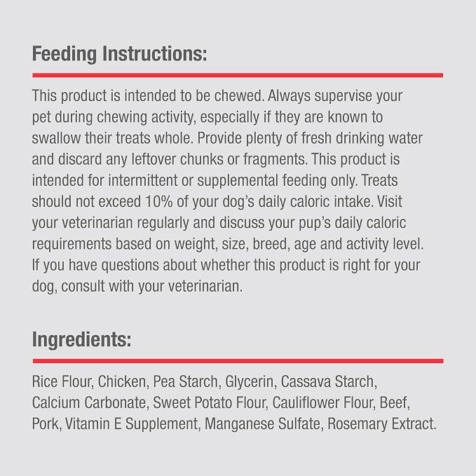DreamBone Spirals Variety Pack Rawhide-Free Dog Treats, 45 Count | Daily Chew, Digests Safely and Completely, Made With Real Protein, Chicken, Beef and Pork, For Adult Dogs
