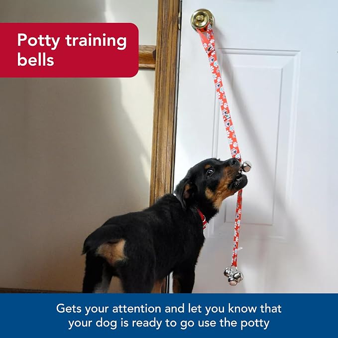 Coastal Pet - Advance - Dog Potty Training Bells, Black, 1" x 31"