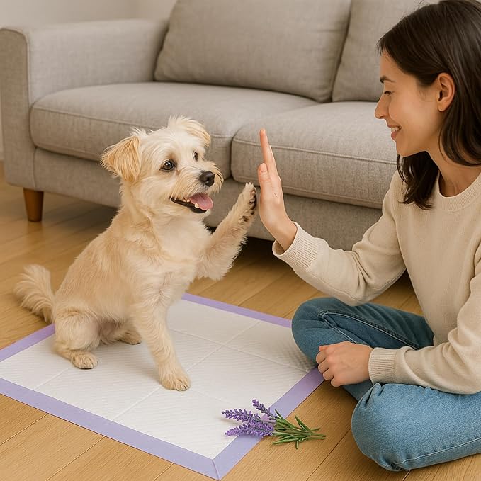 CLEAN SPACES Puppy Pads 100 Count, 22"x22" | Super Absorbent Disposable Pee Pads for Dogs That Neutralize Odor, Wee Wee Pads / Potty Training Pads