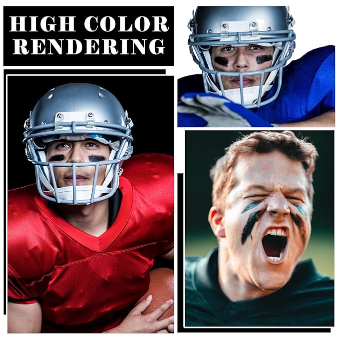 AWCCXMYM 3Pcs Eye Black Baseball Stick Eyeblack Softball Stick Football Face Paint Sporting Body Paint Kit For Athletes Costume Accessories Halloween Makeup Cosplay Parties Accessories